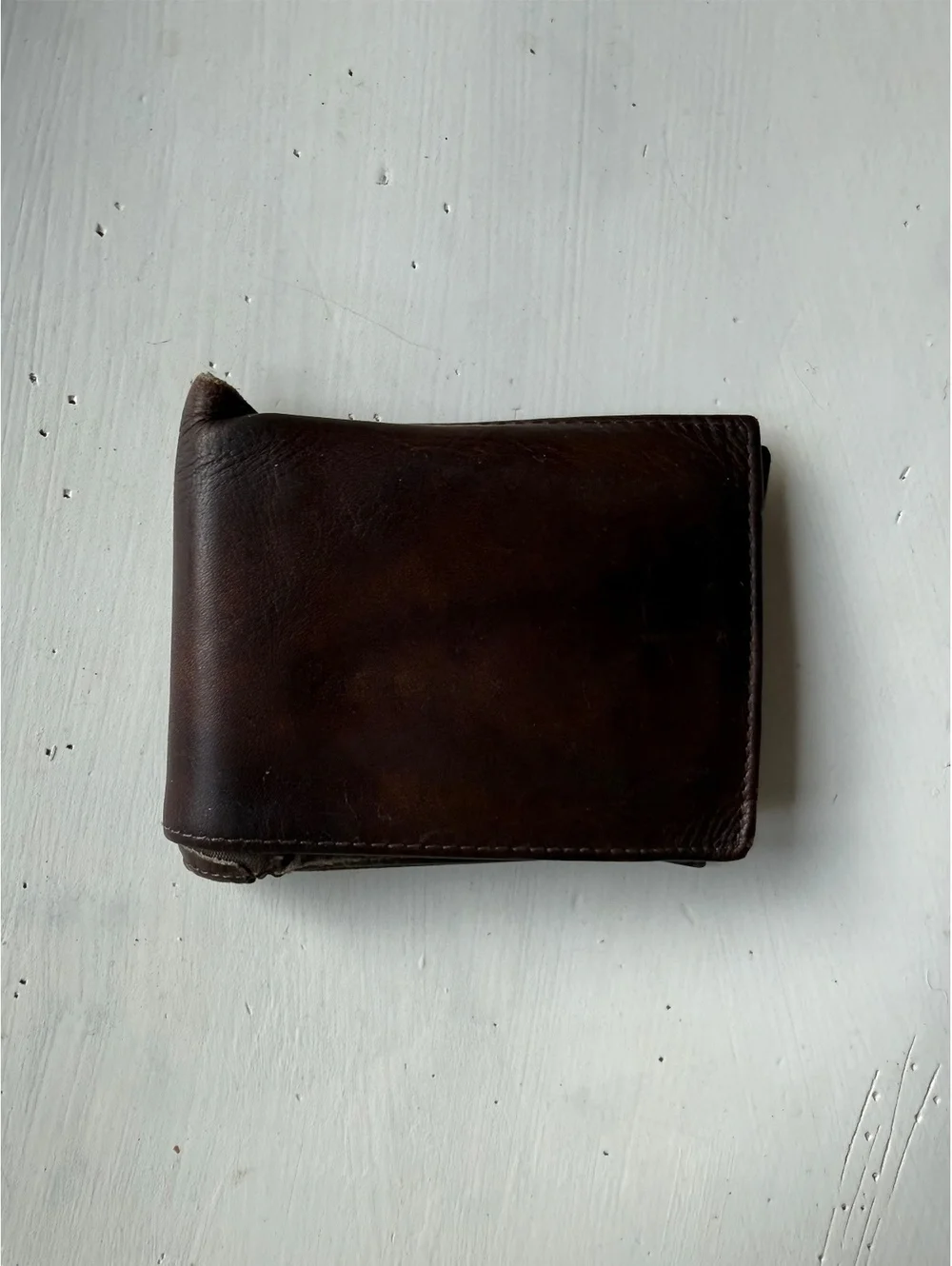 Buxton Genuine Leather Brown Bifold Wallet